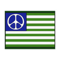 Peace Flag Postcard