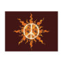 Peace Flame Spiral Postcard