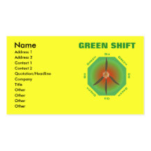 Peace Flower - Go Green Business Cards