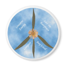 Peace Flower Magnet
