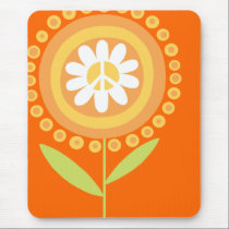 Peace flower Mouse pad mousepads