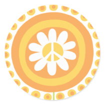 Peace Flower Stickers