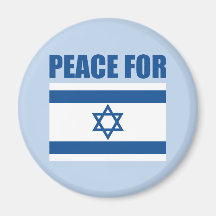 Peace for Israel Refrigerator Magnets