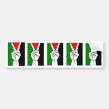 Peace for Palestine Bumper Stickers