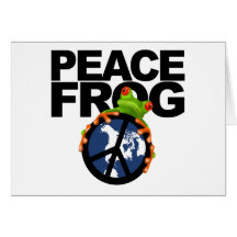 Peace Frog-2 Card