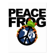 Peace, Frog-2 Postcards