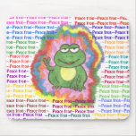 Peace frog mouse pad mousepads