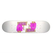 Peace Fuchsia Peace person Skateboards