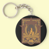 Peace Funk Afro keychains