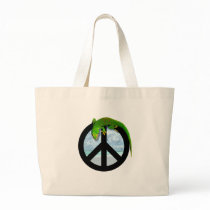 PEACE GECKO TOTE BAG