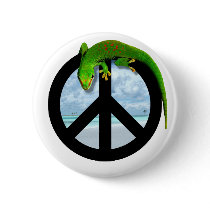 PEACE GECKO BUTTONS