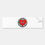 Peace, Heart, 55 Bumper Sticker