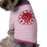 Peace Hearts Skull pet clothing