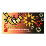 Peace Holidays Stars Greetings Photo Greeting Card