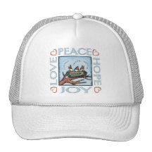 Peace, Hope, Love, Joy Hat