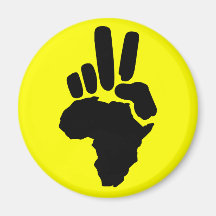 Peace in Africa Refrigerator Magnet