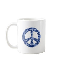 Peace in all Languages Coffee Mugs