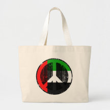 Peace In Arab Emirates Tote Bags