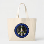 Peace In Belize Tote Bags