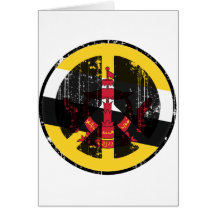 Peace In Brunei Darussalam Greeting Card
