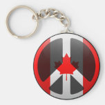 Peace in Canada Key Chains