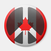 Peace in Canada Magnet