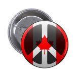 Peace in Canada Pins