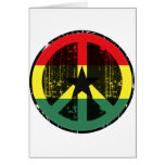 Peace In Ghana Greeting Card
