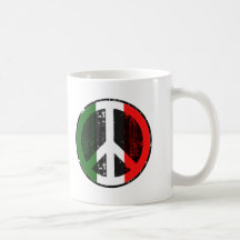 Peace In Italy Coffee Mugs