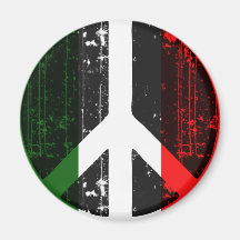 Peace In Italy Refrigerator Magnet