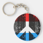 Peace In Luxembourg Key Chain