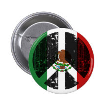 Peace In Mexico Button