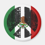 Peace In Mexico Magnets