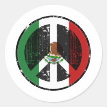 Peace In Mexico Sticker