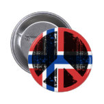 Peace In Norway Pinback Button