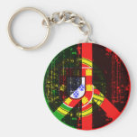 Peace In Portugal Keychain