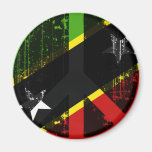Peace In Saint Kitts And Nevis Fridge Magnet