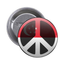 Peace in Singapore Buttons