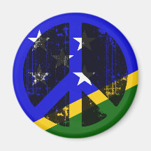 Peace In Solomon Islands Magnets