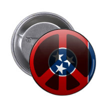 Peace in Tennessee Buttons