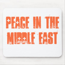 PEACE IN THE MIDDLE EAST MOUSEPAD