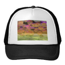 Peace in the Storm – Violet and Amber Tranquillity Trucker Hats