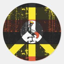 Peace In Uganda Stickers