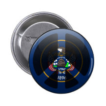 Peace in Utah Buttons