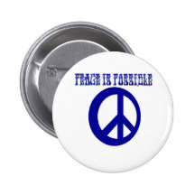 Peace IS possible (blue) Pinback Button