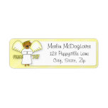 Peace Joy Dachshund Custom Return Address Label