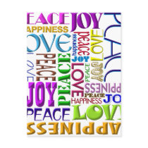 Peace Joy Love Happiness