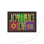 Peace Joy Love stickers