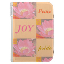 peace, joy, peace caseable kindle kindle folio cases