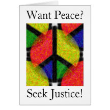 PEACE & JUSTICE GREETING CARD